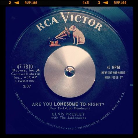 Random Record Pick: Elvis Presley, Are You Lonesome To-night? / I Gotta Know #vinyl #instavinyl #45rpm #elvis #elvispresley #rockabilly #rockandroll #country #soul #rnb