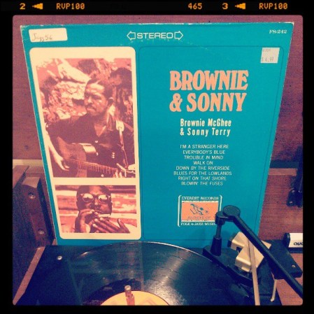 Vinyl record of Brownie McGee & Sonny Terry, Brownie & Sonny.