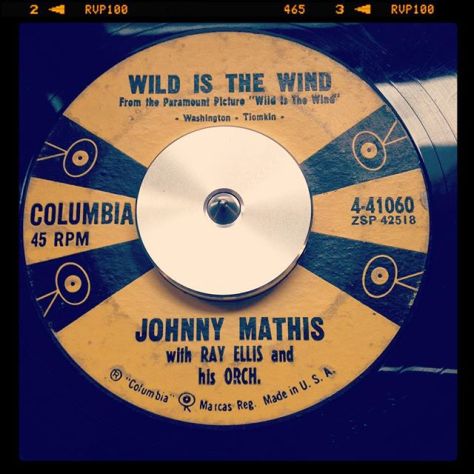 Random Record Pick: Johnny Mathis, Wild is the Wind / No Love #vinyl #45rpm
