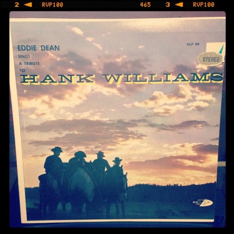 Random Record Pick: Eddie Dean Sings A Tribute To Hank Williams #vinyl #country #hankwilliams