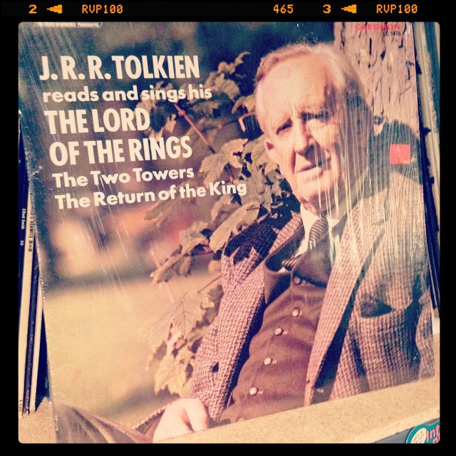 Vinyl record of J.R.R. Tolkien reads and sings his The Lord of the Rings, The Two Towers and The Return of the King.