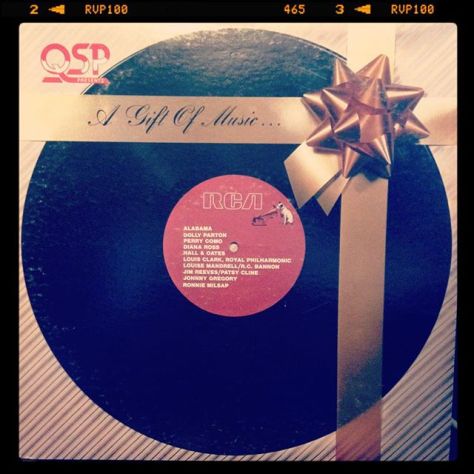 Random Record Pick: QSP Presents A Gift Of Music... #vinyl #instavinyl #vinylgram #popmusic #alabama #dollyparton #dianaross #hallandoates