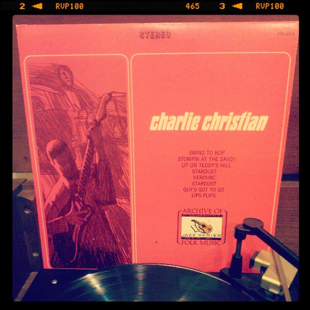 Vinyl record of Charlie Christian.