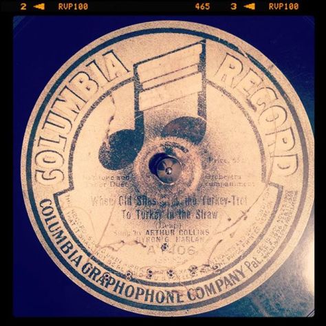 Random Record Pick: Arthur Collins and Byron G. Harlan, When Old Silas Does The Turkey-Trot To The Turkey In The Straw / The International Rag #vinyl #vinylgram #instavinyl #78rpm #ragtime #minstrels