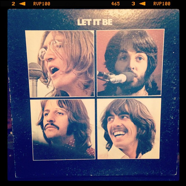 Vinyl record of The Beatles, Let It Be.