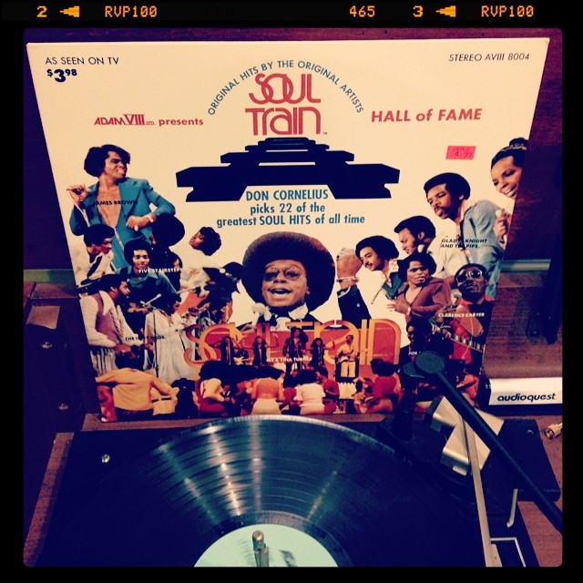 Vinyl record of Soul Train Hall of Fame.