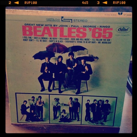 Random Record Pick: Beatles '65 #vinyl #beatles