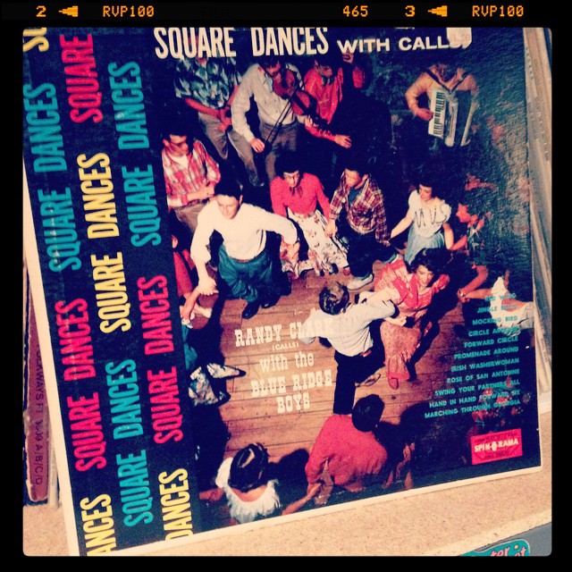 Vinyl record of Square Dances with Calls.