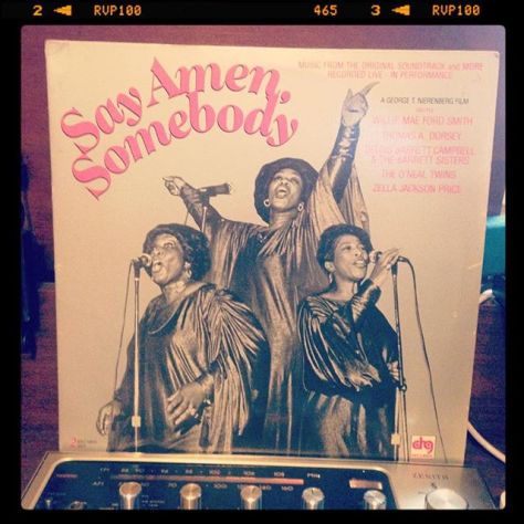 Random Record Pick: Say Amen, Somebody #vinyl #gospel #soul #funk #rnb #soundtrack #vinyligclub #instavinyl #vinylgram #vinyljunkie #vinyladdict #vinylcollection #recordcollection #nowspinning
