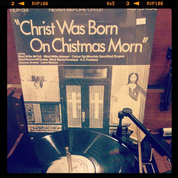 Vinyl record of "Christ Was Born On Christmas Morn".