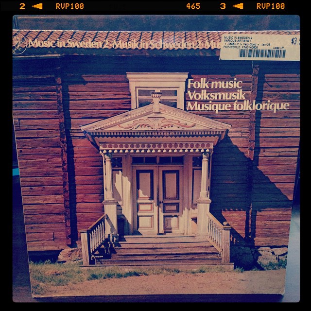 Vinyl record of Music in Sweden 2, Swedish Folk Music.