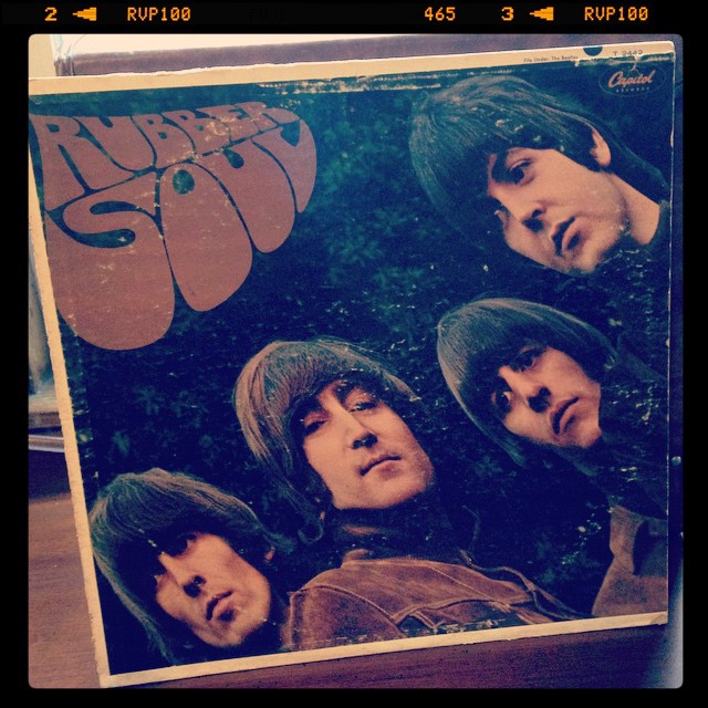 Vinyl record of The Beatles, Rubber Soul.