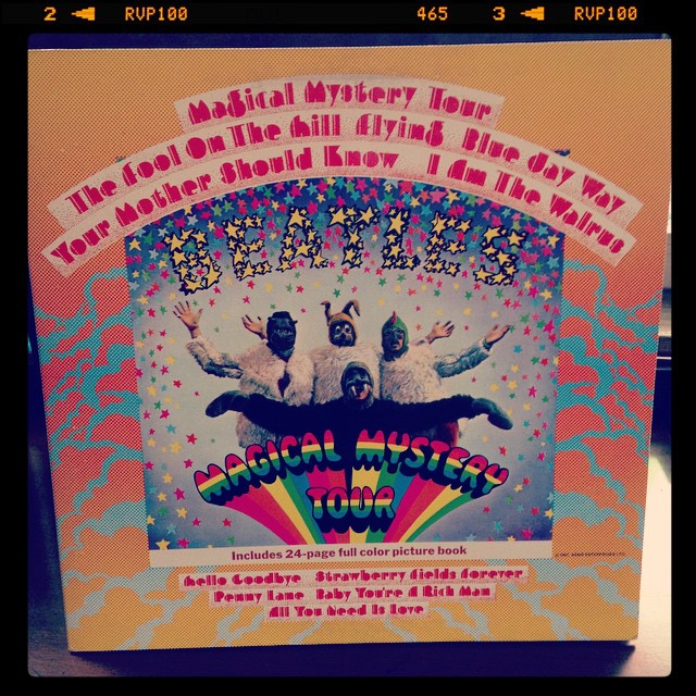 Vinyl record of The Beatles, Magical Mystery Tour.