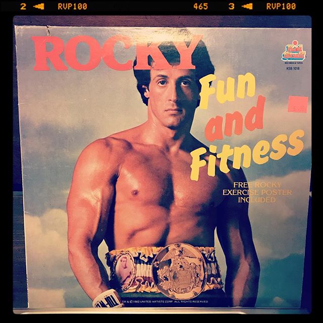 Vinyl record of Rocky Fun and Fitness.