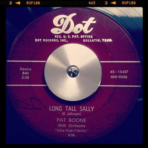 Random Record Pick: Pat Boone, Long Tall Sally / Just as Long as I'm with You #vinyl #instavinyl #45rpm #patboone #rockabilly