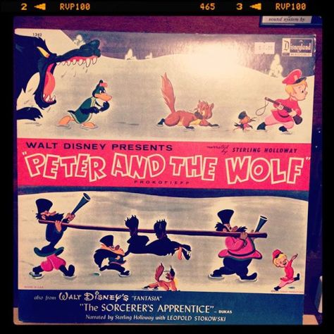 Random Record Pick: Peter and the Wolf / The Socerer's Apprentice #vinyl #disney #orchestra