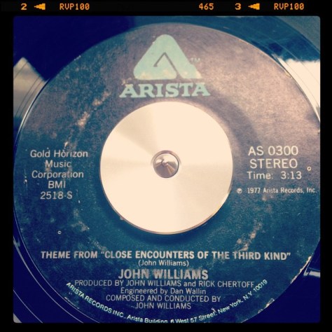 Random Record Pick: John Williams, Theme From "Close Encounters of the Third Kind" / Nocturnal Pursuit #vinyl #soundtrack #aliens #45