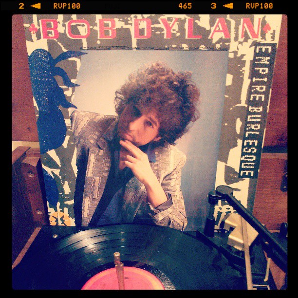 Vinyl record of Bob Dylan, Empire Burlesque.