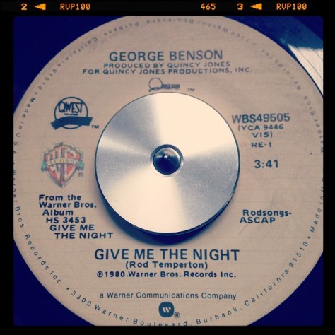 Random Record Pick: George Benson, Give Me The Night / Dinorah, Dinorah #vinyl #45 #jazz #rnb #soul #funk