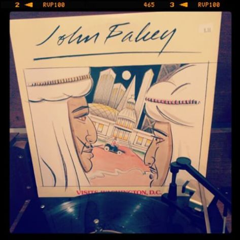 Vinyl record of John Fahey Visits Washington.