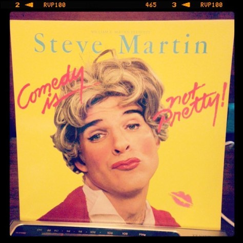 Random Record Pick: Steve Martin, Comedy is not Pretty #vinyl #stevemartin #comedy #instavinyl #vinyljunkie #vinylgram #nowspinning #vinyligclub #recordcollection #banjo