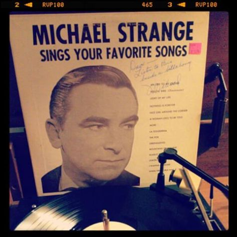 Vinyl record of Michael Strange, Sings Your Favorite Songs.
