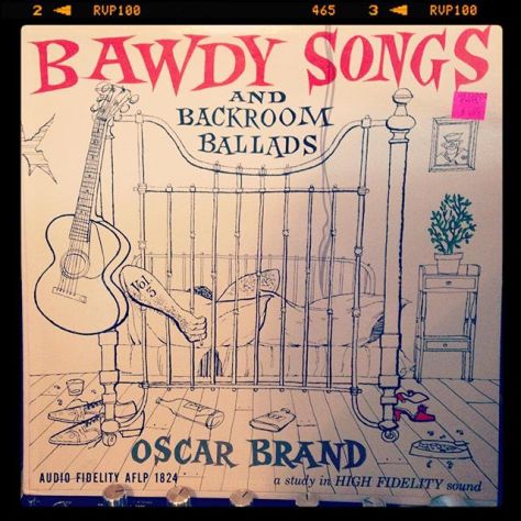Random Record Pick: Oscar Brand, Bawdy Songs and Backroom Ballads, Vol. 3 #vinyl #instavinyl #vinylgram #folkmusic #bawdy