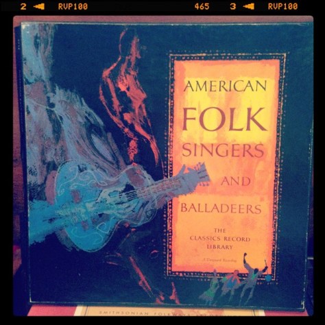 Random Record Pick: American Folk Singers and Balladeers #vinyl #folkmusic