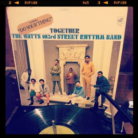 Vinyl record cover of The Watts 103rd Street Rhythm Band, Together