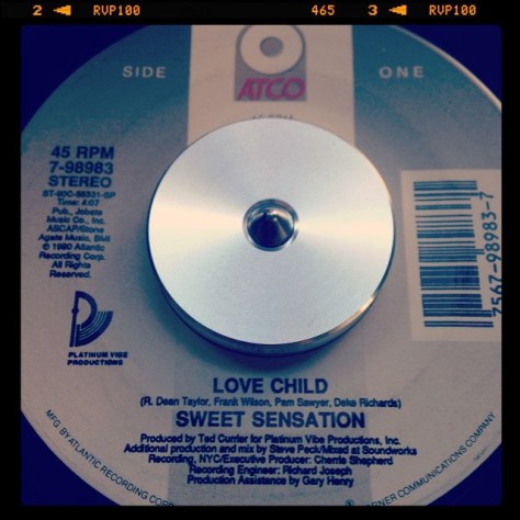 Random Record Pick: Sweet Sensation, Love Child / Child of Love (Rock The House) #vinyl #45 #dancemusic