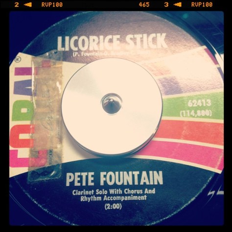 Random Record Pick: Pete Fountain, Licorice Stick / Estrellita #vinyl #45 #jazz #clarinet