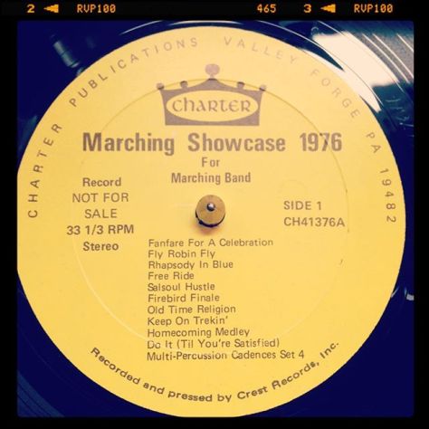 Random Record Pick: Marching Showcase 1976 for Marching Band, 23 New Marching Band Arrangements from the Texas Tech University Marching Band #vinyl #marchingband #texastech #instavinyl #vinyljunkie #vinylgram #nowspinning #vinyligclub #recordcollection