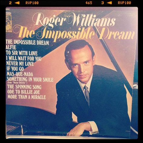 Random Record Pick: Roger Williams, The Impossible Dream #vinyl #instrumentals #orchestra #piano #instavinyl #vinylgram #vinyljunkie #nowspinning #vinyligclub #recordcollection