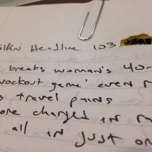 The Talkin' Headline Blues #103