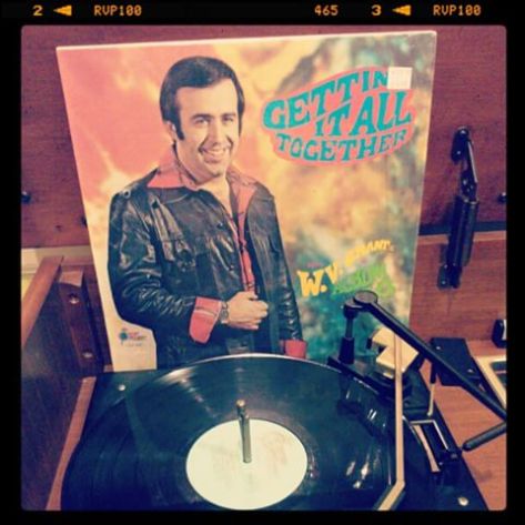 Vinyl record of Gettin' It All Together with W.V. Grant, Jr in Album No. 8.