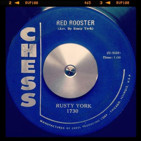 Random Record Pick: Rusty York, Red Rooster / Sugaree #vinyl #instavinyl #vinylgram #45rpm #chessrecords #rockabilly