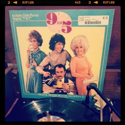 Vinyl record of 9 to 5, Original Motion Picture Soundtrack.