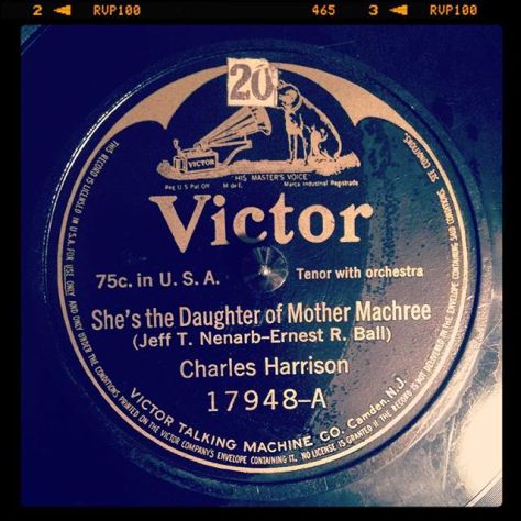 Random Record Pick: Charles Harrison, She's the Daughter of Mother Machree / My Mother's Rosary #vinyl #instavinyl #vinylgram #78rpm #vocals #tenor
