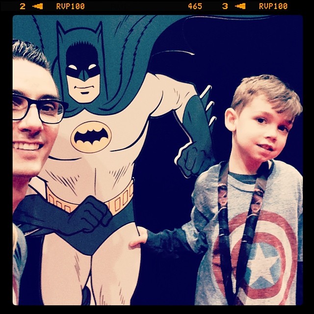Gettin' tight with Batman at C2E2.