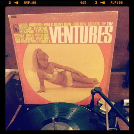 Vinyl record of Golden Greats By The Ventures.