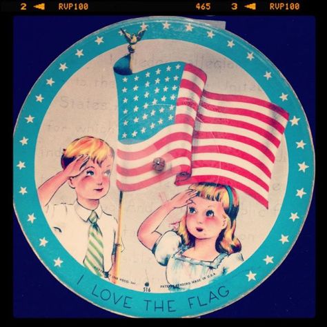 Random Record Pick: I Love The Flag / Sing A Song Of Sixpence #vinyl #instavinyl #vinylgram #78rpm #kidsmusic