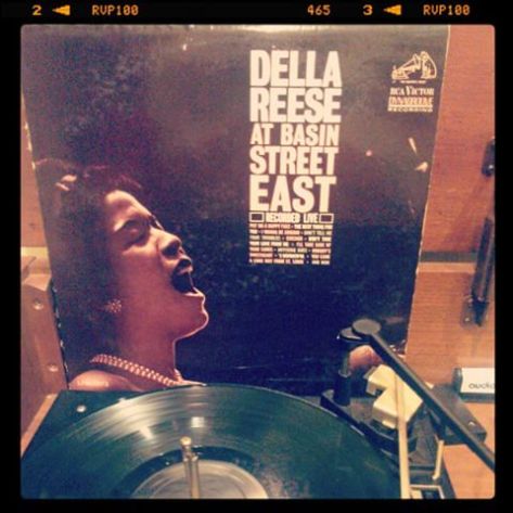 Vinyl record of Della Reese at Basin Street East