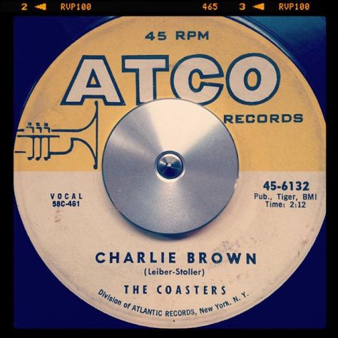 Random Record Pick: The Coasters, Charlie Brown / Three Cool Cats #vinyl #instavinyl #45rpm #rnb #rockandroll