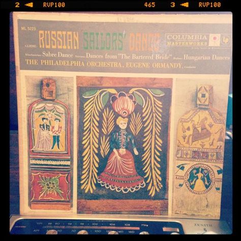 Random Record Pick: The Philadelphia Orchestra, Russian Sailors' Dance / Sabre Dance / Dances from "The Bartered Bride" / Hungarian Dances #vinyl #dancemusic #orchestra #instavinyl #vinylgram #recordcollection #vinyligclub #nowspinning