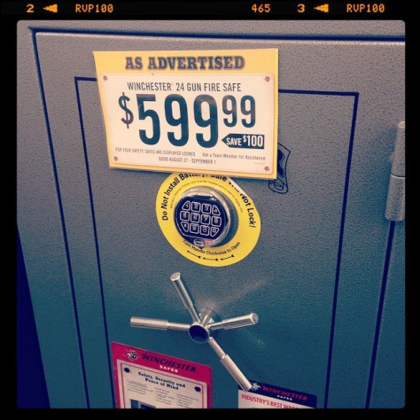 You know, just a standard Gun Fire Safe