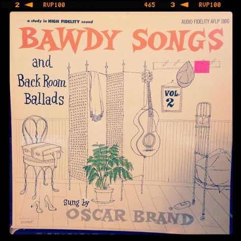Random Record Pick: Oscar Brand, Bawdy Sings and Back Room Ballads, Vol. 2 #vinyl #folkmusic #bawdy #instavinyl #vinyljunkie #vinylgram #nowspinning #vinyligclub