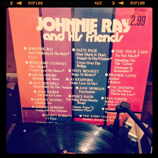 Vinyl record of Johnny Ray & His Friends.
