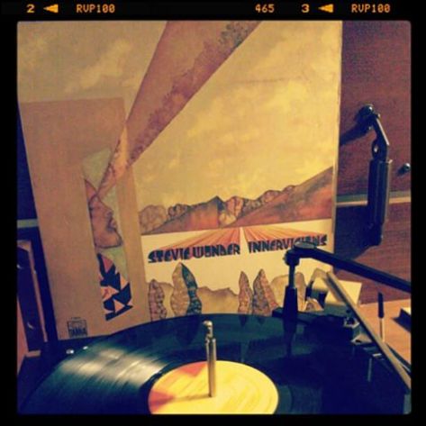 Vinyl record of Stevie Wonder, Innervisions.