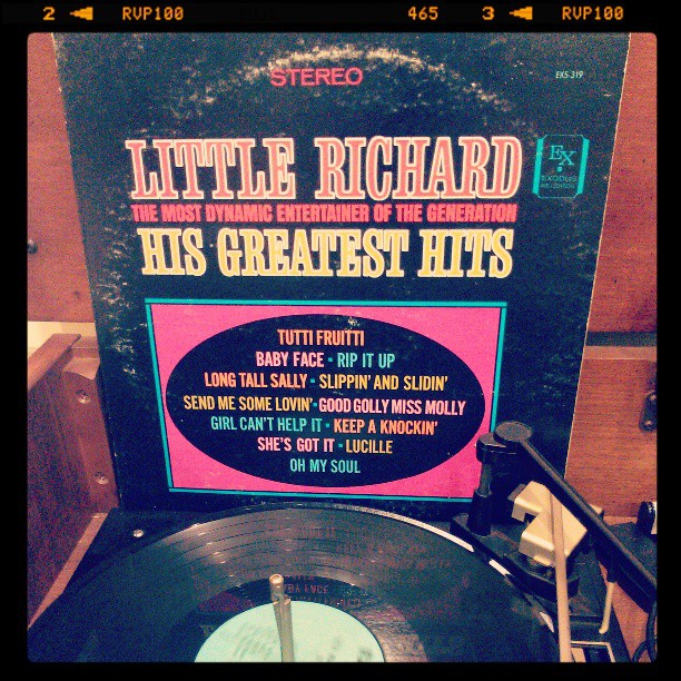 Vinyl record of Little Richard, His Greatest Hits.