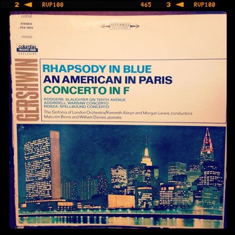 Random Record Pick: Rhapsody in Blue and Other Great Favorites #vinyl #instavinyl #vinylgram #gershwin #piano